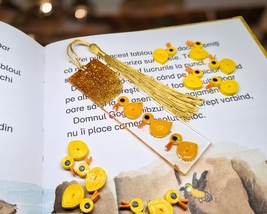 Ducks Bookmark Resin for Kids First Day of School Paper Quilling Coils 5... - £6.18 GBP