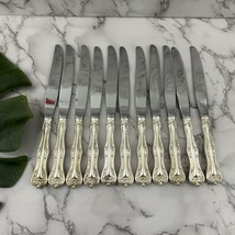 National Silver Co Queen Elizabeth Silverplate Modern Hollow Knife Set o... - $35.22 CAD
