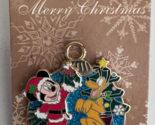 2013 Disney Merry Christmas Ornament Mickey Pluto Limited Edition 3D Pin - £15.91 GBP