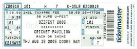 Ozzfest Ticket Stub August 18 2005 Phoenix Arizona - £18.50 GBP