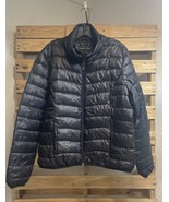 Black Rivet Black Puffer Polyester Full Zip Winter M Jacket Size XXL BBL JD - $241.22 MXN