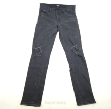 Express Jeans Womens 14L/14L Mid Rise Skinny Black - $27.99