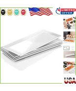 Minimalist 14.5&quot; Rectangular Serving Trays Set of 4 - Perfect for Every ... - $1,253.39 MXN