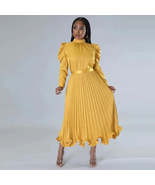 High Neck  Two Piece Fashion Plus Size Pleated Evening Party Dress - €58,17 EUR
