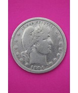 1894 O Barber Liberty Silver Quarter Scarce Semi Key Date New Orleans Mi... - $32.37