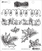 Dyan Reaveley&#39;s Dylusions Cling Stamp Collection Holly And The Ivy - $24.28