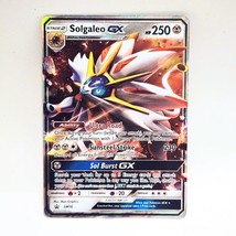 Pokemon Solgaleo GX Sun &amp; Moon Promo SM16 Holo Black Star Promo TCG Card - £1.75 GBP