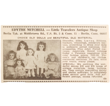 1967 Little Travelers Antique Shop Advertisement Conn Edythe Mitchell F13B - $378.90 MXN