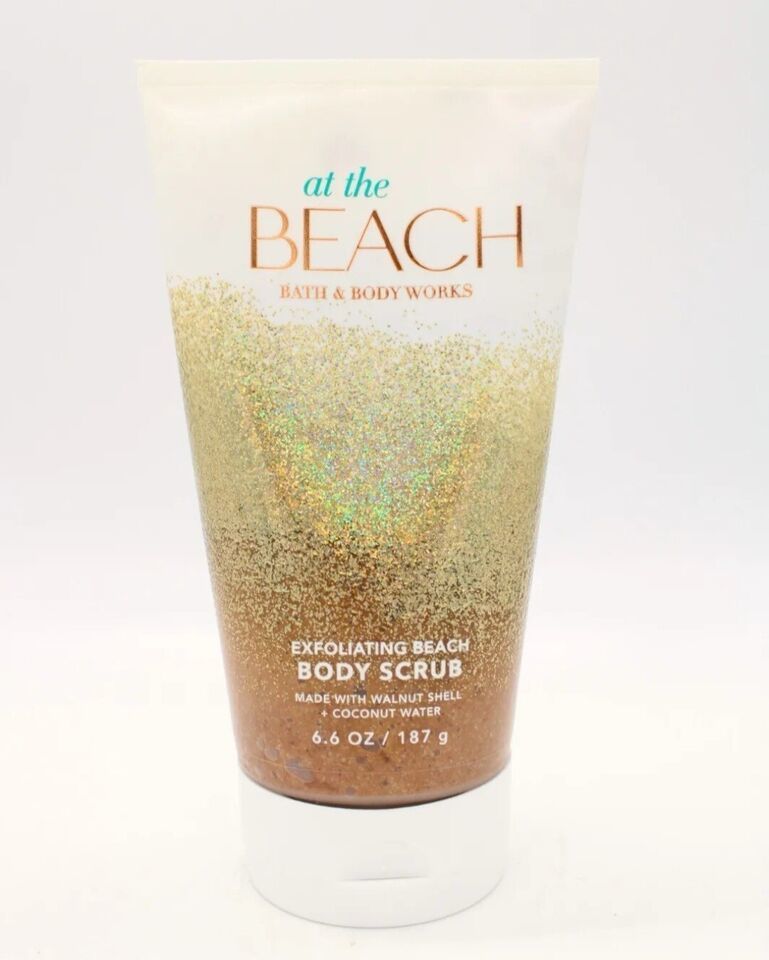 Primary image for Bath and Body Works AT THE BEACH Exfoliating Beach Body Scrub 6.6z NEW Sealed!