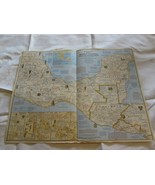MIDDLE AMERICA ARCHEOLOGICAL MAP LAND FEATHERED National Geographic 1968... - £11.21 GBP