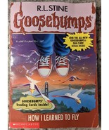 VTG 90&#39;s R.L. STINE GOOSEBUMPS HOW I LEARNED TO FLY 1ST PRINT - £7.41 GBP