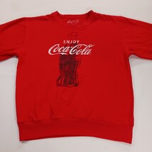 Coca-Cola Sweatshirt Men’s Size M Red Cotton Blend Crewneck Enjoy Coke Chest 42" image 10