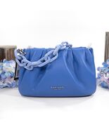 Kate Spade Fluorite Blue Smooth Leather Souffle Crossbody Bag NWT $378 - $222.26