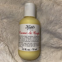 Kiehl&#39;s Creme De Corps Body Moisturizer Lotion 2.5oz / 75ml Travel Size New - $16.99