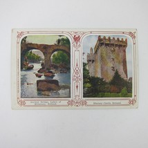 Postcard Ireland Lakes of Killarney Bridge &amp; Blarney Castle Antique Unposted - £4.78 GBP
