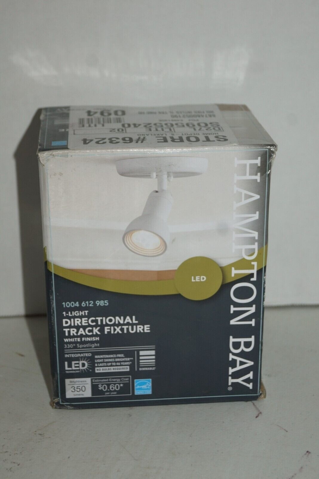 Hampton Bay 1-Light Directional Track Fixture White Finish 1004612985 Item image 9