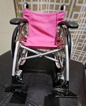 OG Pink Folding Wheel Chair Accessory for 18" American Girl My Life Dolls - $10.16