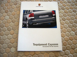 PORSCHE OFFICIAL CAYENNE S TURBO TEQUIPMENT ACCESSORIES SALES BROCHURE 2... - £14.11 GBP