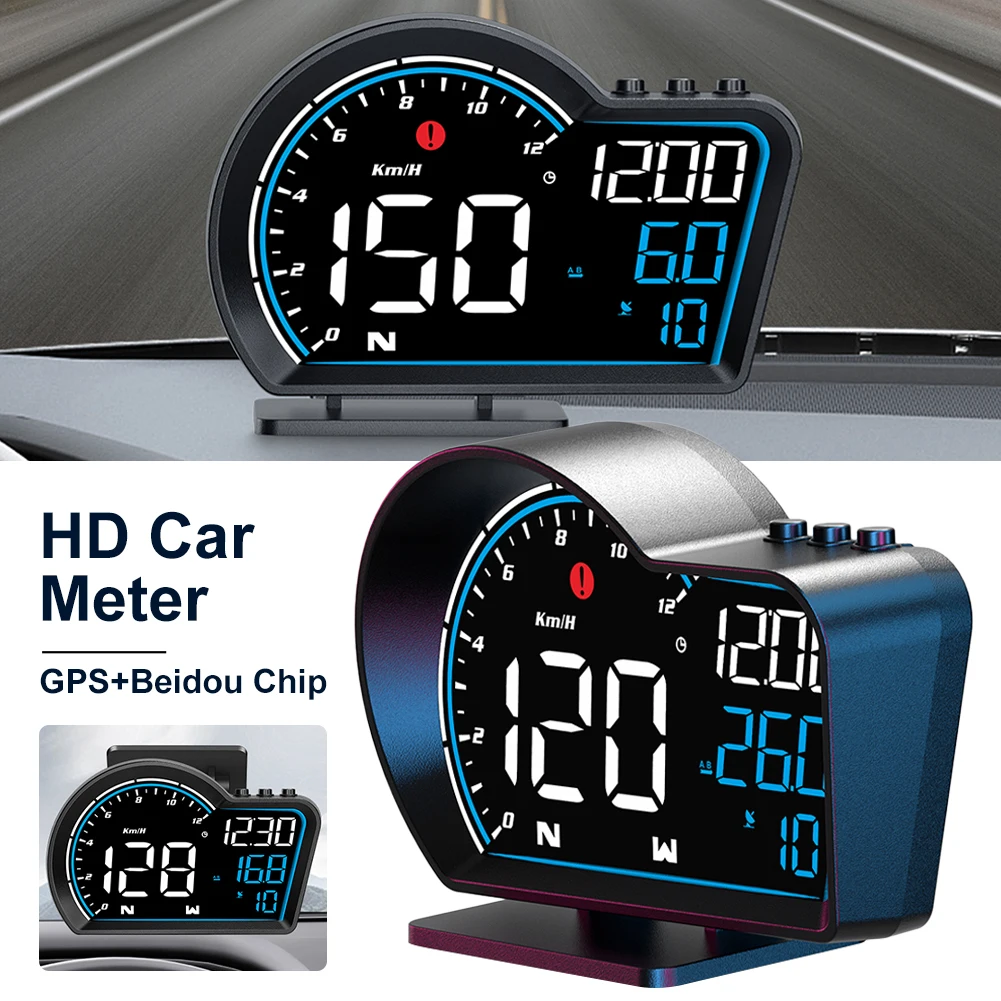 G16 Head Up Display Car HUD 5V USB Powered GPS Speedometer GPS with Overspeed - £36.84 GBP