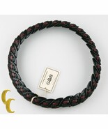 Giles &amp; Brother Black Nara Armour Lacquer &amp; Leather Necklace MSRP $350 - $135.76 CAD