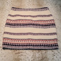 Katherine Barclay Wool Blend Striped Skirt Size 6 - £17.21 GBP