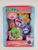 Vintage Vivid Puppy in my Pocket toy necklace New on Card Polly Pocket Size - $47.51