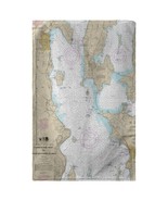 Betsy Drake Cumberland Head to Four Brothers Islands, VT Nautical Map Beach - £55.37 GBP