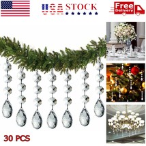 30 Pcs Christmas Drops Ornaments Festival Party Xmas Tree Hanging Decora... - $27.99