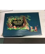 vintage Barth &amp; Dreyfuss lucky pixies luncheon set napkins placemats rare  - €77,79 EUR