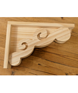 1 Wood Corbel Support Mantle Shelf Bracket Large Unfinished 11 3/4&quot; X 8 ... - $44.99
