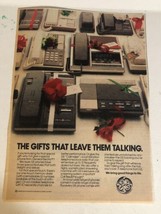 1980s General Electric Telephone Vintage Print Ad Advertisement pa22 - £5.51 GBP