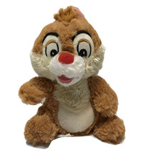 Disney Store Exclusive Chip Dale Plush 10&quot; Beanie Chipmunk Stuffed Animal Red - £13.74 GBP