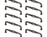 Pack of 10 Hickory Belwith Williamsburg P3050-Bnv 3&quot; Center Pull Black N... - $25.17 CAD