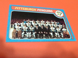 1979-80 Topps Pittsburgh Penguins Team #256 Nm / Mint Or Better !! - £51.94 GBP
