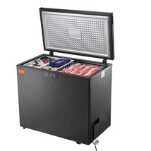 VEVOR Chest Freezer, 10 Cu.ft / 283 L Compact Deep Freezer, Free Standing Top Op - $949.21 CAD