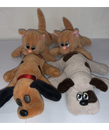 Vintage Small Tonka Pound Puppies &amp; Purries Kitty Kats Lot of 4 - £13.12 GBP