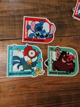 Authentic Disney World Passholder Set 3 Magnets Stitch, Hei Hei, Pumbaa ... - $631.31 MXN