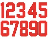 8 Inch Heat Transfer Numbers Kit 0 To 9 For Sports Jerseys T-Shirt Iron ... - $18.99