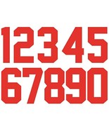8 Inch Heat Transfer Numbers Kit 0 To 9 For Sports Jerseys T-Shirt Iron ... - £14.95 GBP