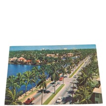 Postcard Las Olas Boulevard Ft Lauderdale Florida Street View Chrome Posted - £5.17 GBP