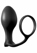 Pipedream Anal Fantasy Collection Ass-Gasm Cockring Advanced Plug, Black - $29.35