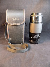 Sigma Minolta Camera Lens 75MM To 300MM 1:4.5 ~5.6 Telephoto 1028922 w/ Case - $44.34