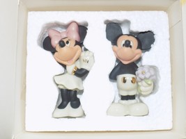 Lenox Disney Mickey and Minnie Mouse Porcelain Salt and Pepper Shakers - £47.00 GBP