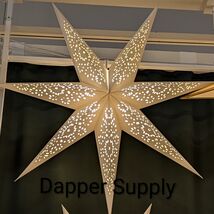 Ikea STRALA Star Light Pendant Table Lamp Shade Lace White Large 35&quot; New - €21,64 EUR