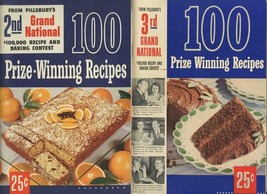 Pillsbury 2nd and 3rd Grand National Prize Winning Recipe Booklets - $17.82