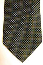 NEW Brooks Brothers Blues With Gold Lines Pattern Silk Tie Made in USA - $33.74