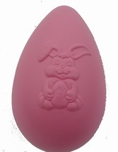 GIANT EASTER EGG - THE BIG LAWN EGG -  PINK WITH BUNNY - 14&quot; 2023 VERSION - $125.00