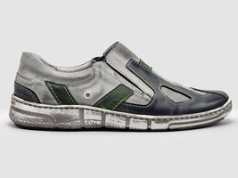 Kcr Group men's all-day slip-on leather shoes in Grey - $79.00