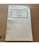 War Department Technical Manual of Carpentry 1943 WWII Corps of Engineer... - $151.57 MXN