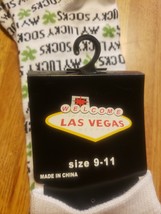 Las Vegas Lucky  Socks Ladies Size 9 11 FREE shipping NEW Winning Vacati... - £6.19 GBP